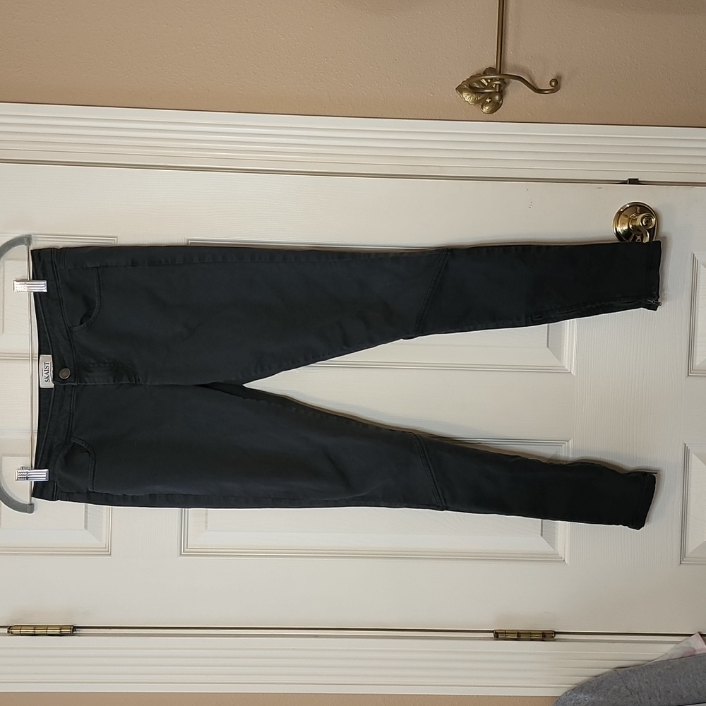 Skaist Taylor stacked skinny ankle zip jeans